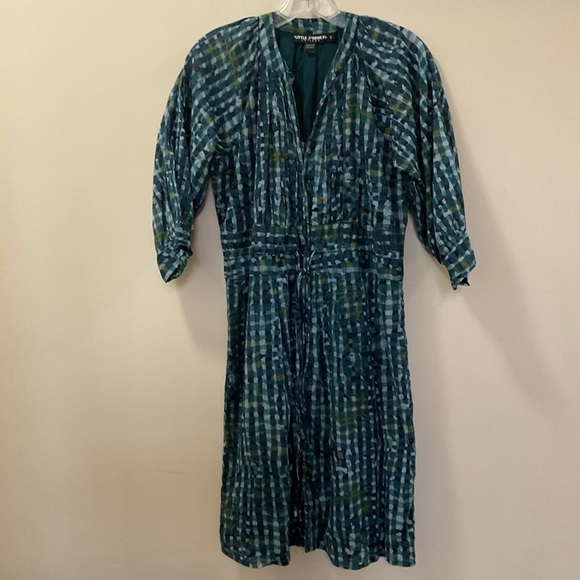 Little Journey Chicago Jane Multicolored Drawstring Waist Dress Size Small - Picture 1 of 5